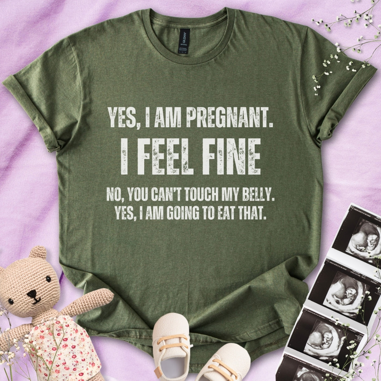 Yes, I am Pregnant Funny Shirt