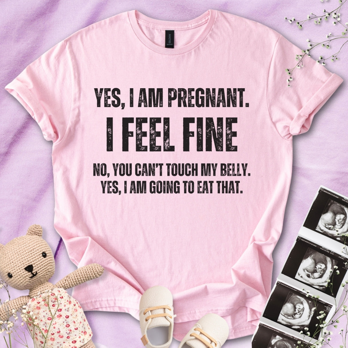 Yes, I am Pregnant Funny Shirt