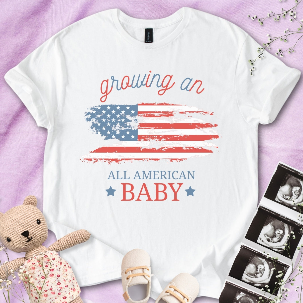 Growing An All American Baby Tee