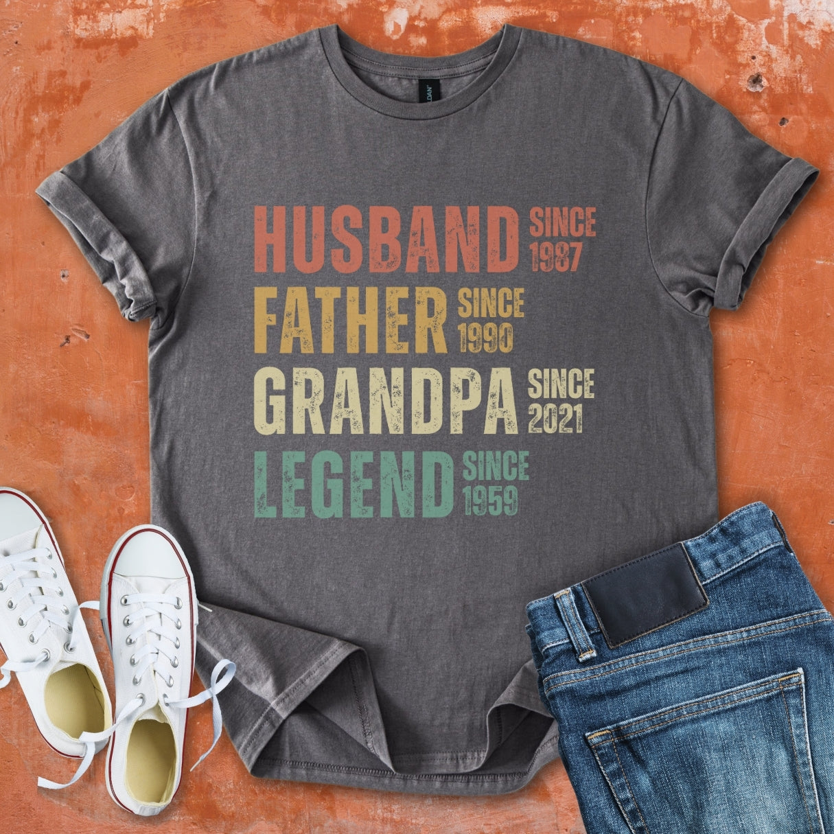 Husband Father Grandpa Legend Tee