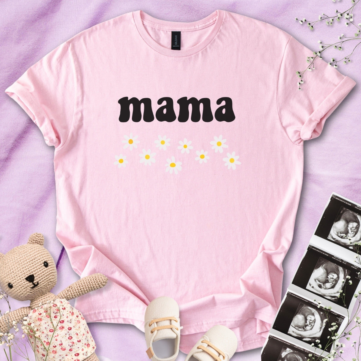 Mama Daisy Floral Tee