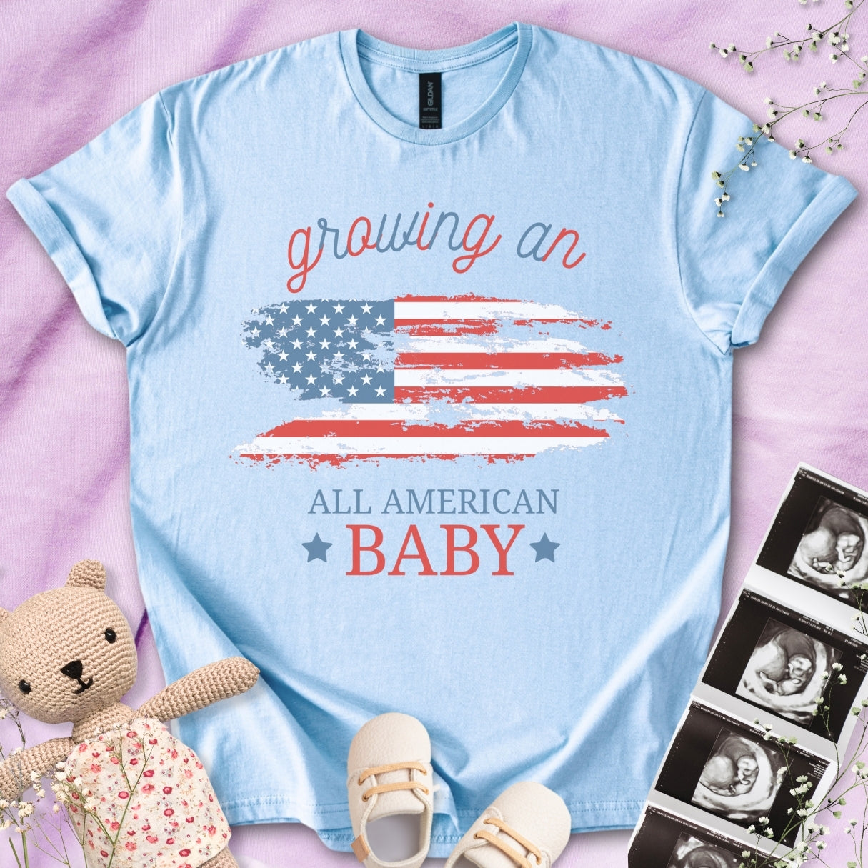 Growing An All American Baby Tee