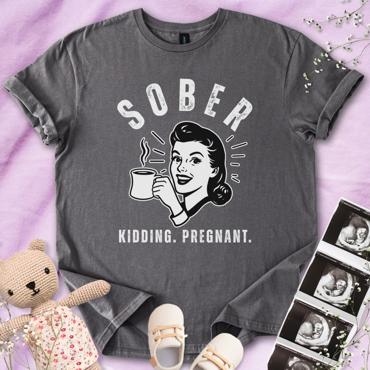 Sober Pregnancy Tee
