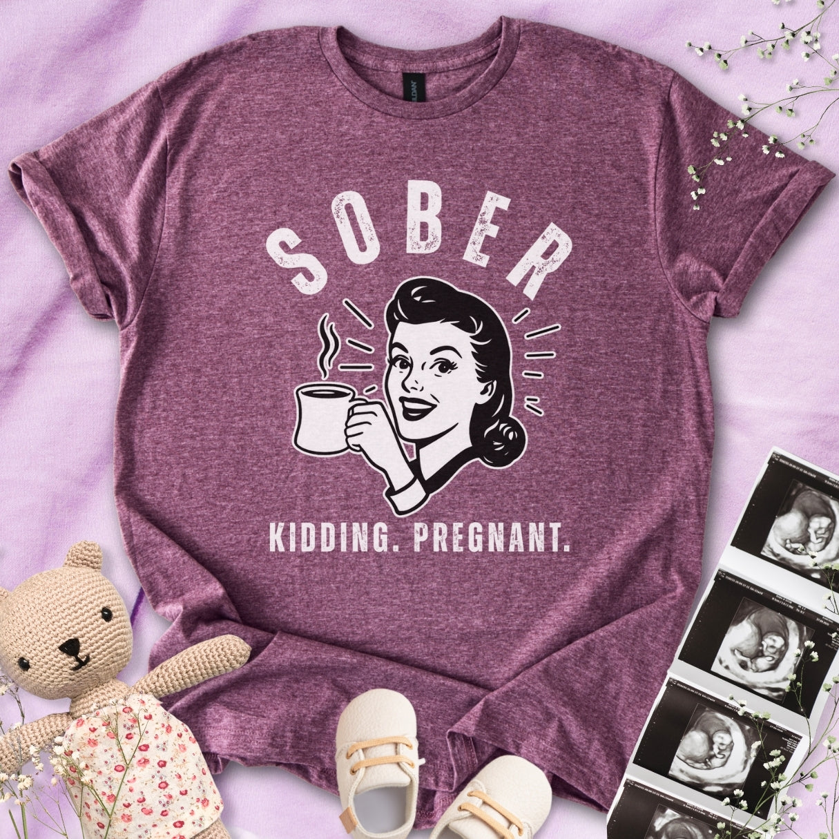 Sober Pregnancy Tee