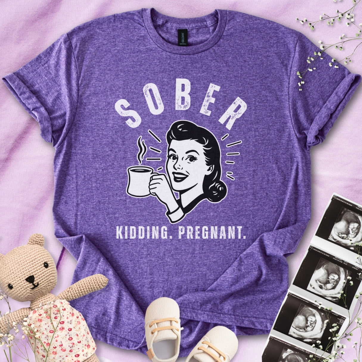 Sober Pregnancy Tee