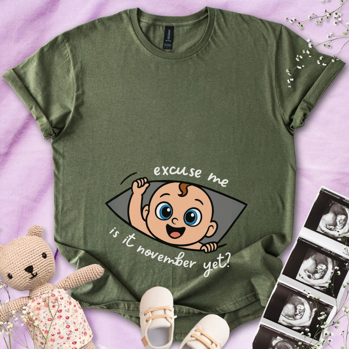 Baby Peeping Out Tee