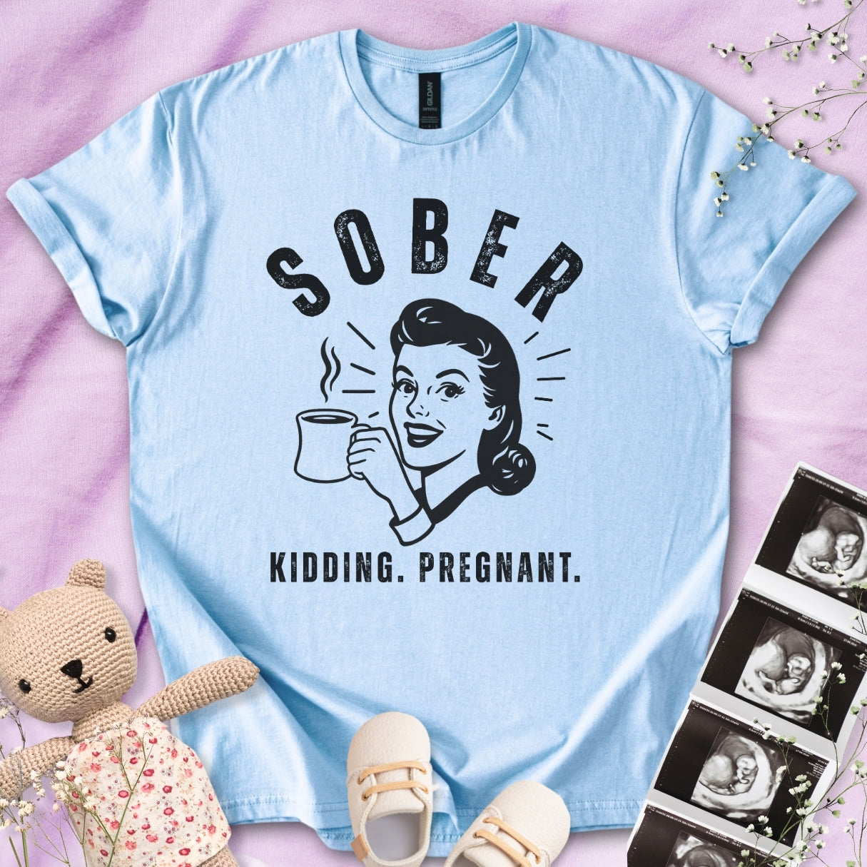 Sober Pregnancy Tee