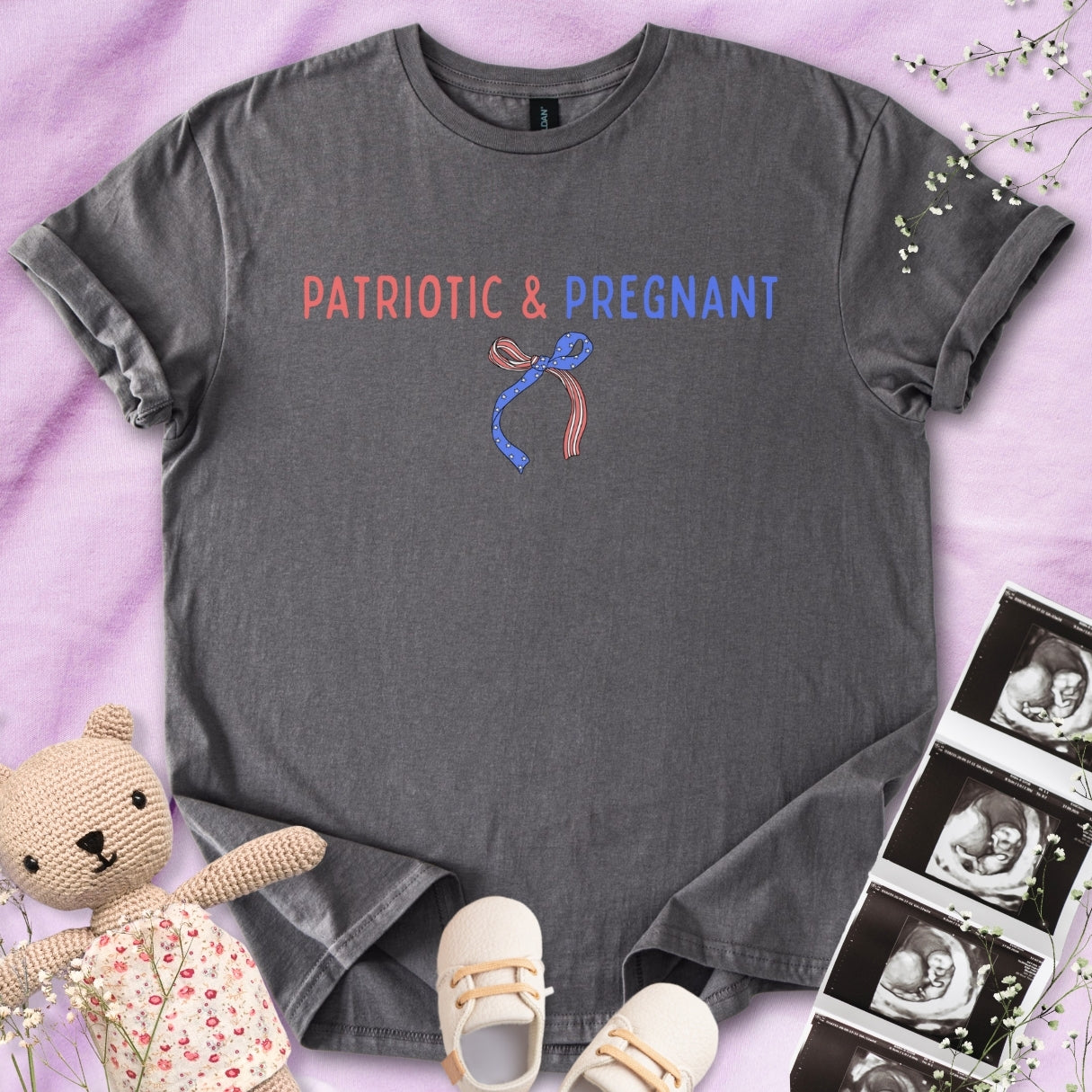Patriotic & Pregnant Tee