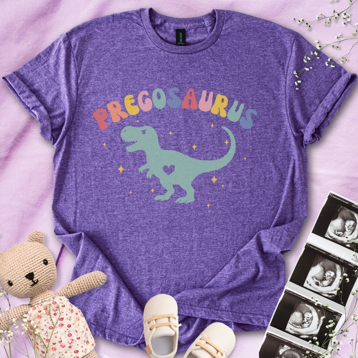 Pregosaurus Colorful Tee