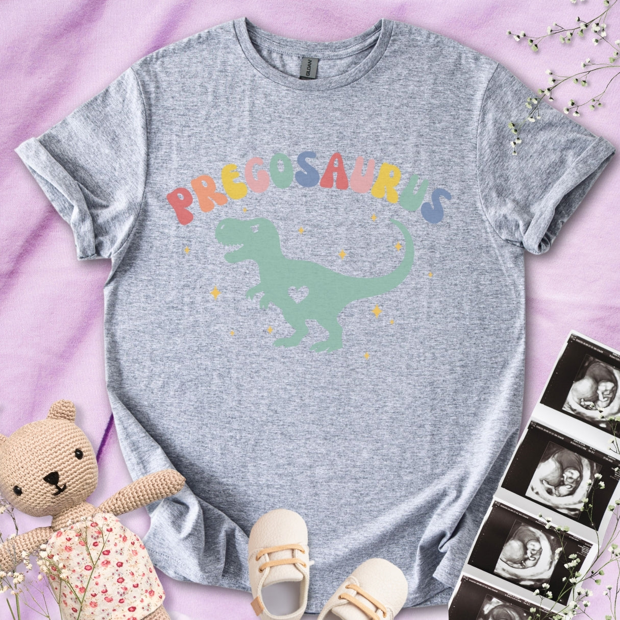 Pregosaurus Colorful Tee