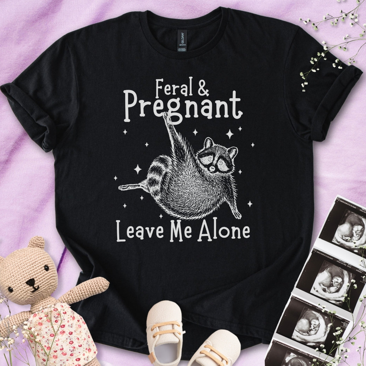Feral & Pregnant - Leave Me Alone Tee