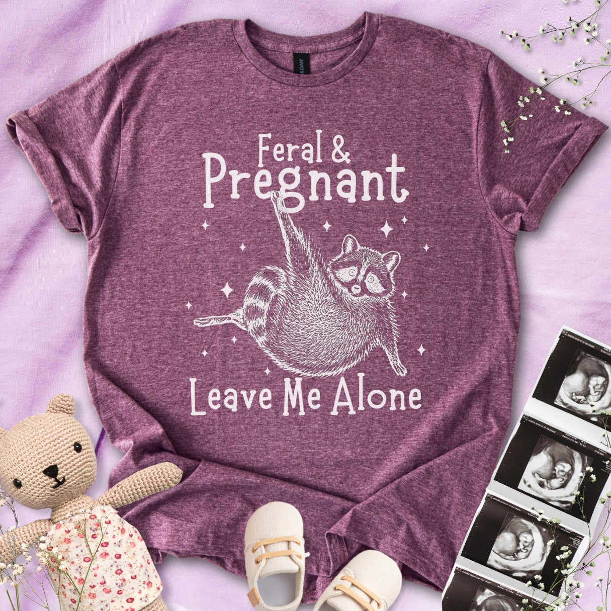 Feral & Pregnant - Leave Me Alone Tee