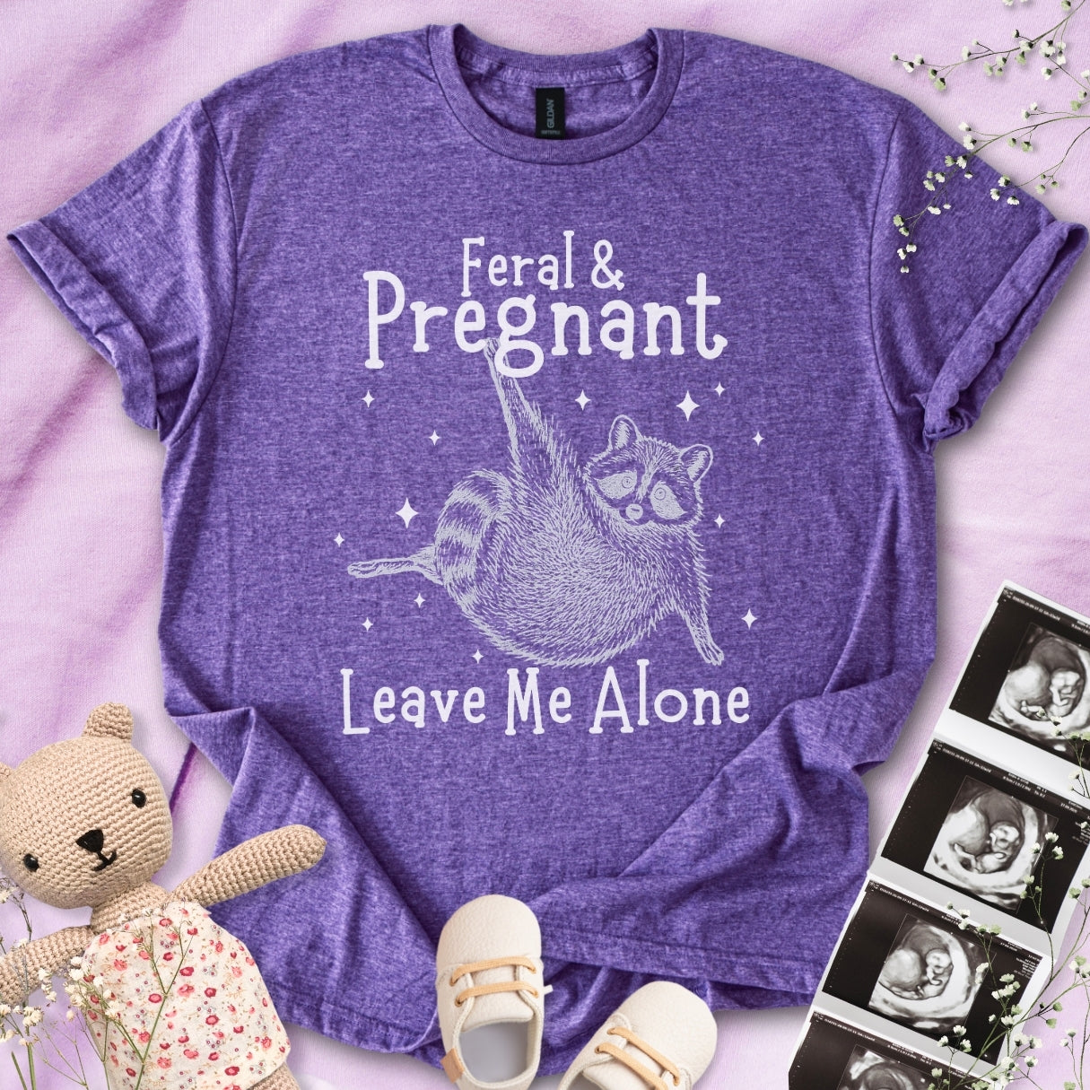 Feral & Pregnant - Leave Me Alone Tee
