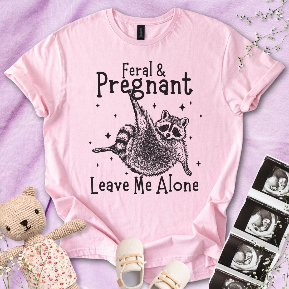 Feral & Pregnant - Leave Me Alone Tee