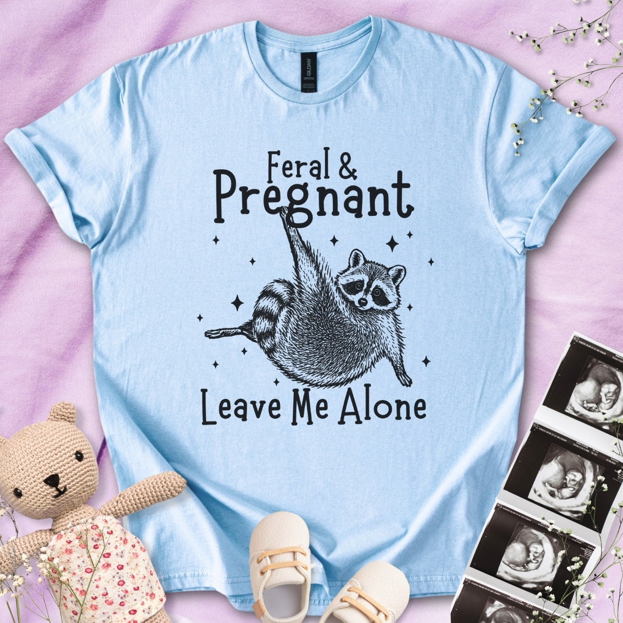 Feral & Pregnant - Leave Me Alone Tee