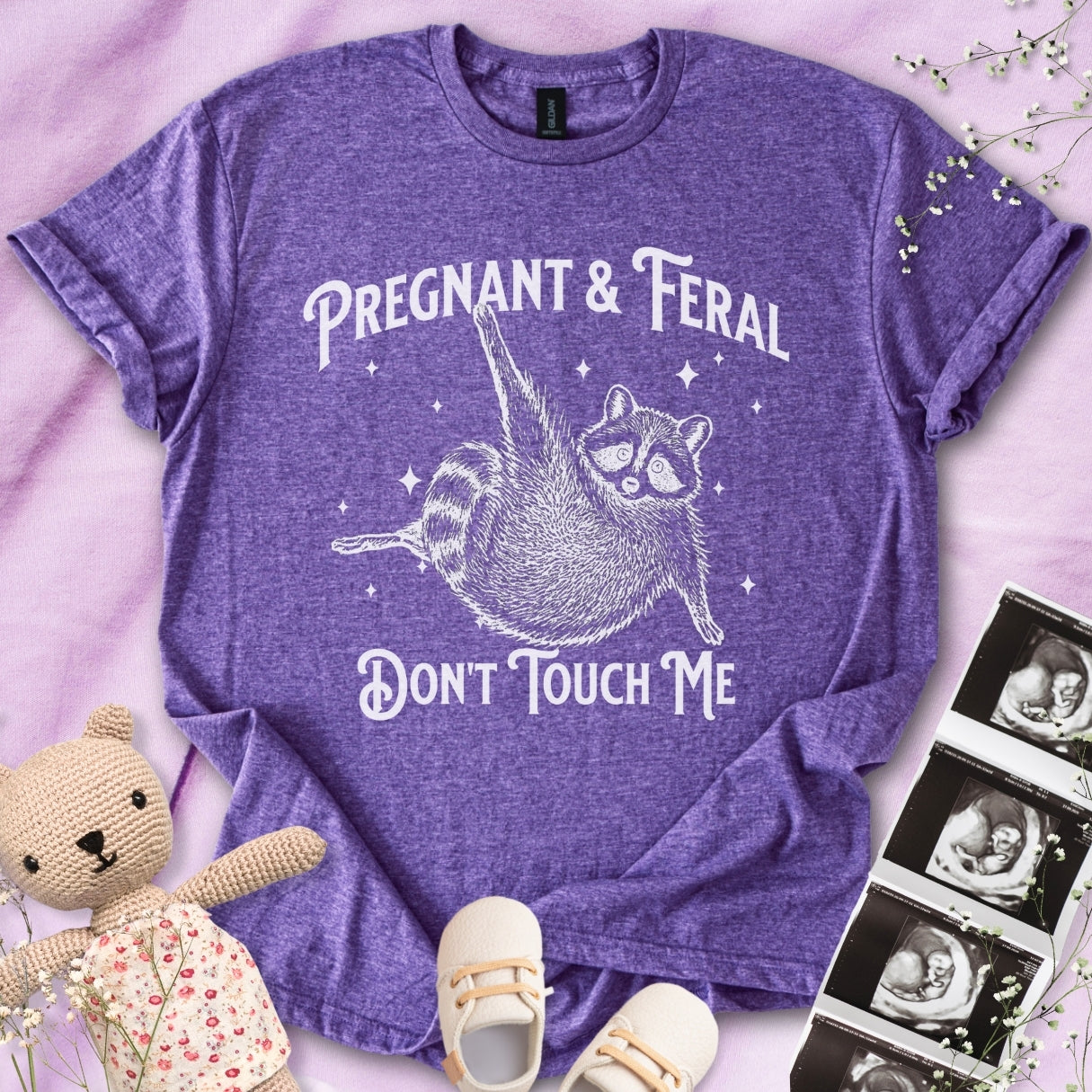 Feral & Pregnant - Don't Touch Me Tee
