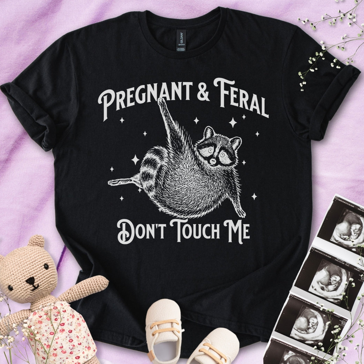 Feral & Pregnant - Don't Touch Me Tee