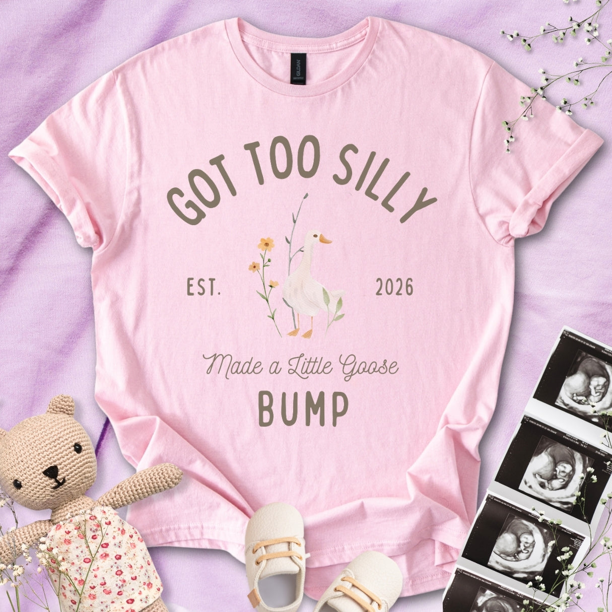 Got Too Silly Pregnancy Tee