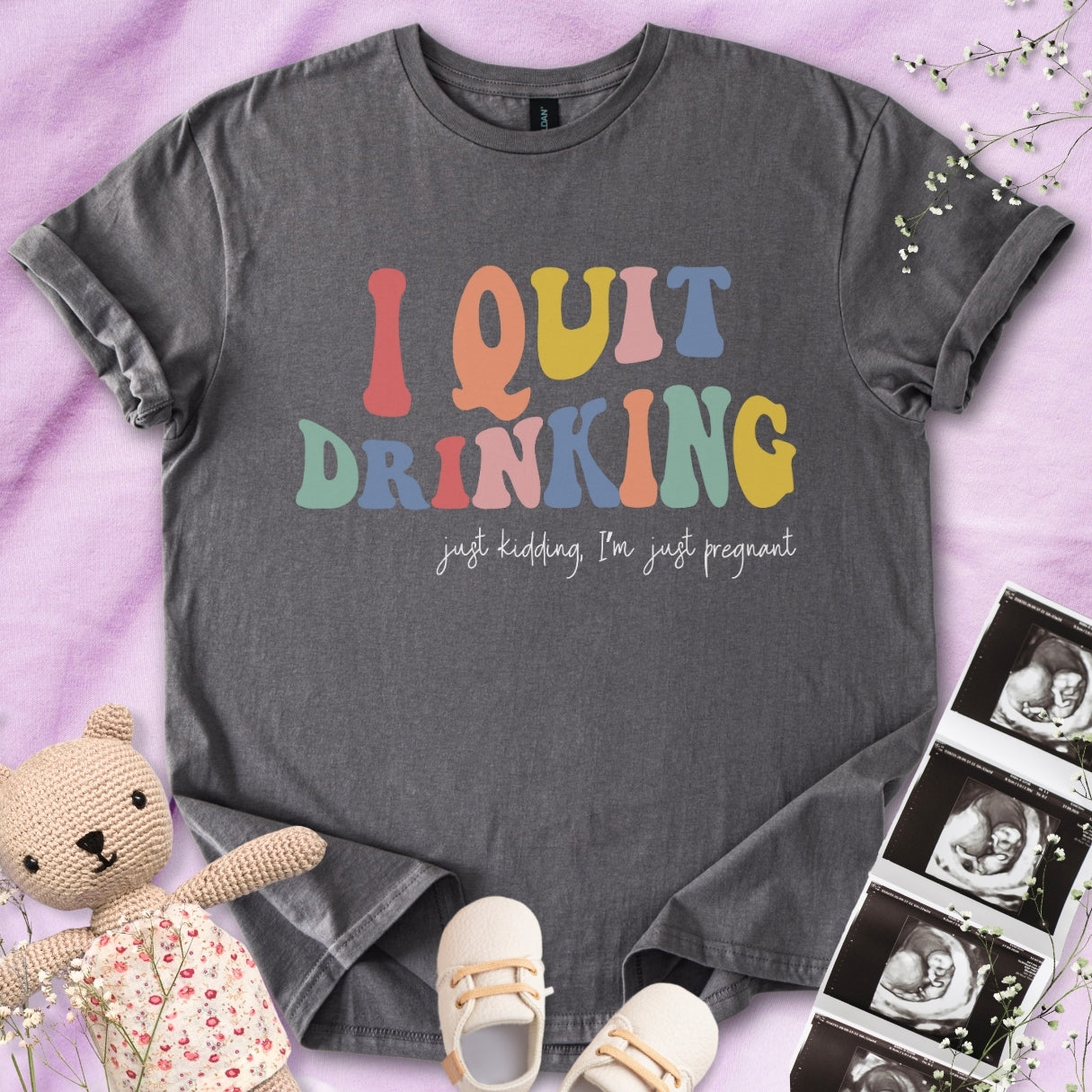 I Quit Drinking Tee