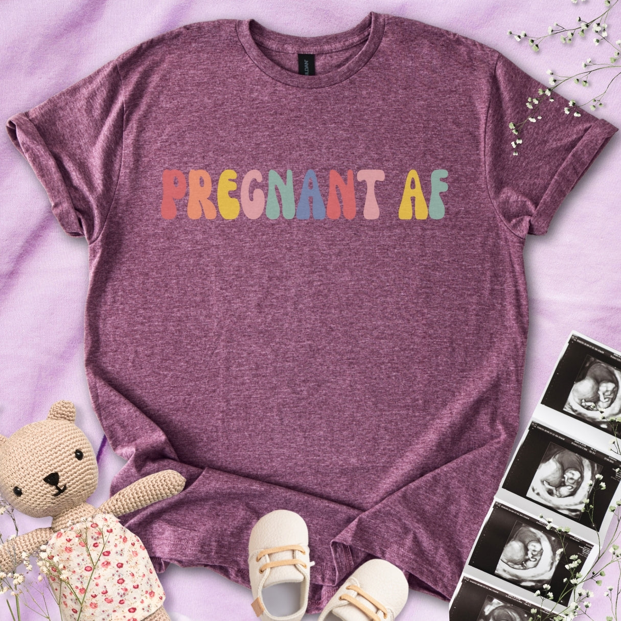 Pregnant AF Tee