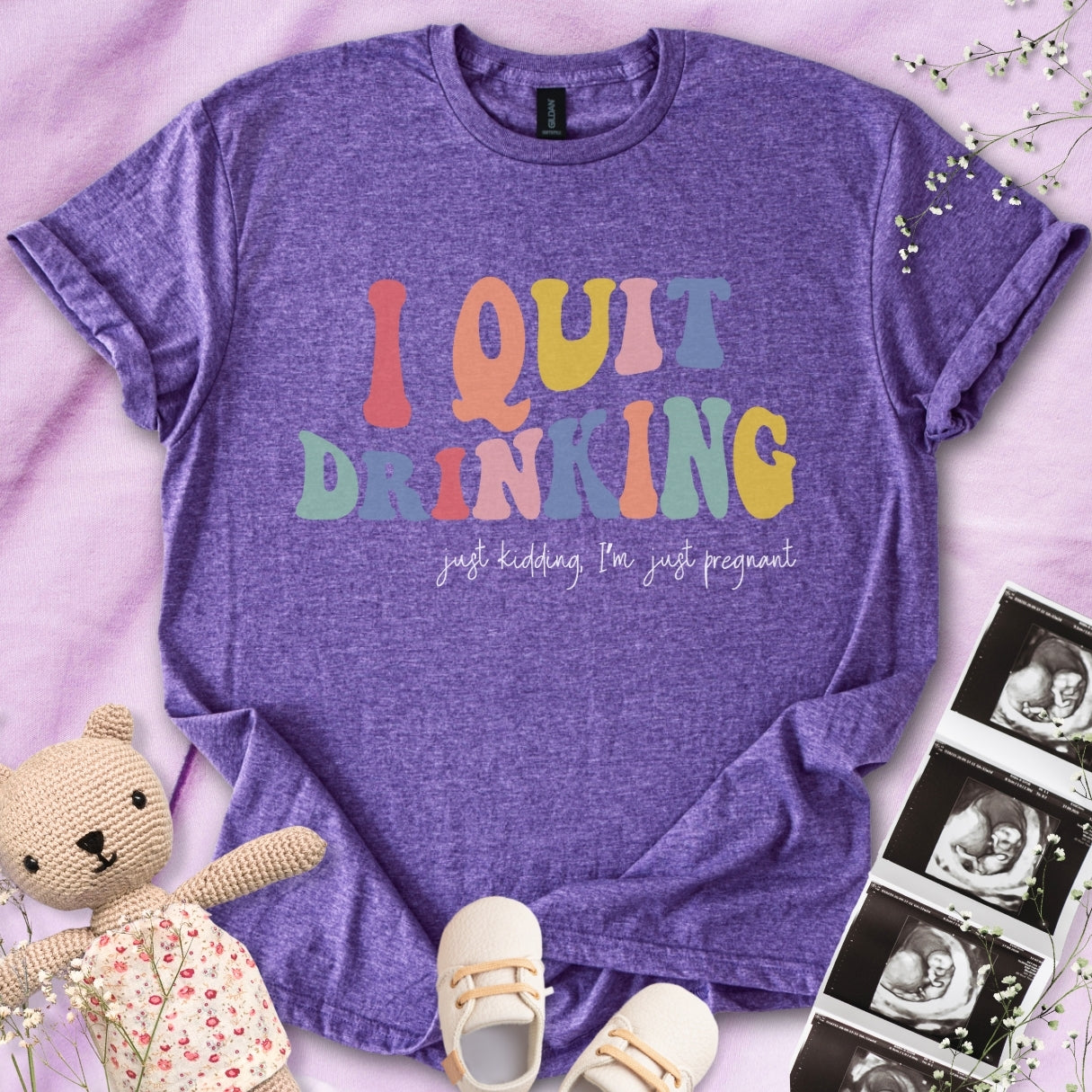 I Quit Drinking Tee