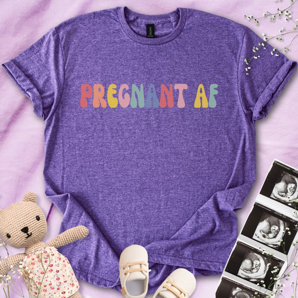 Pregnant AF Tee