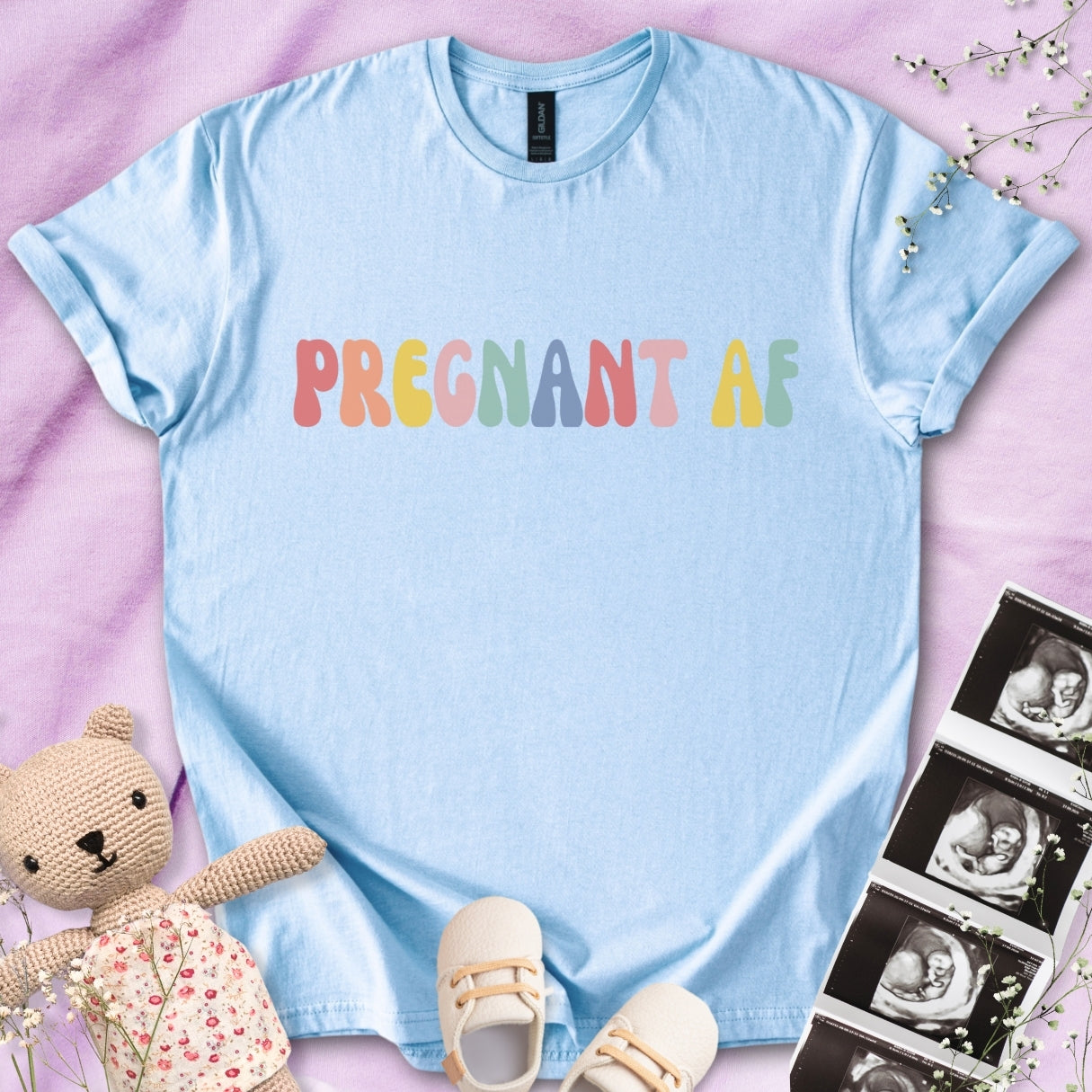Pregnant AF Tee