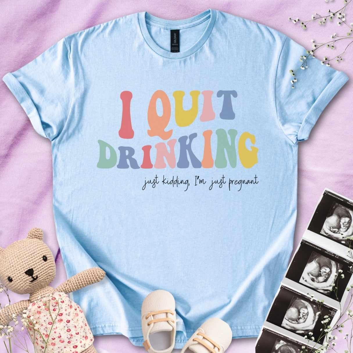 I Quit Drinking Tee