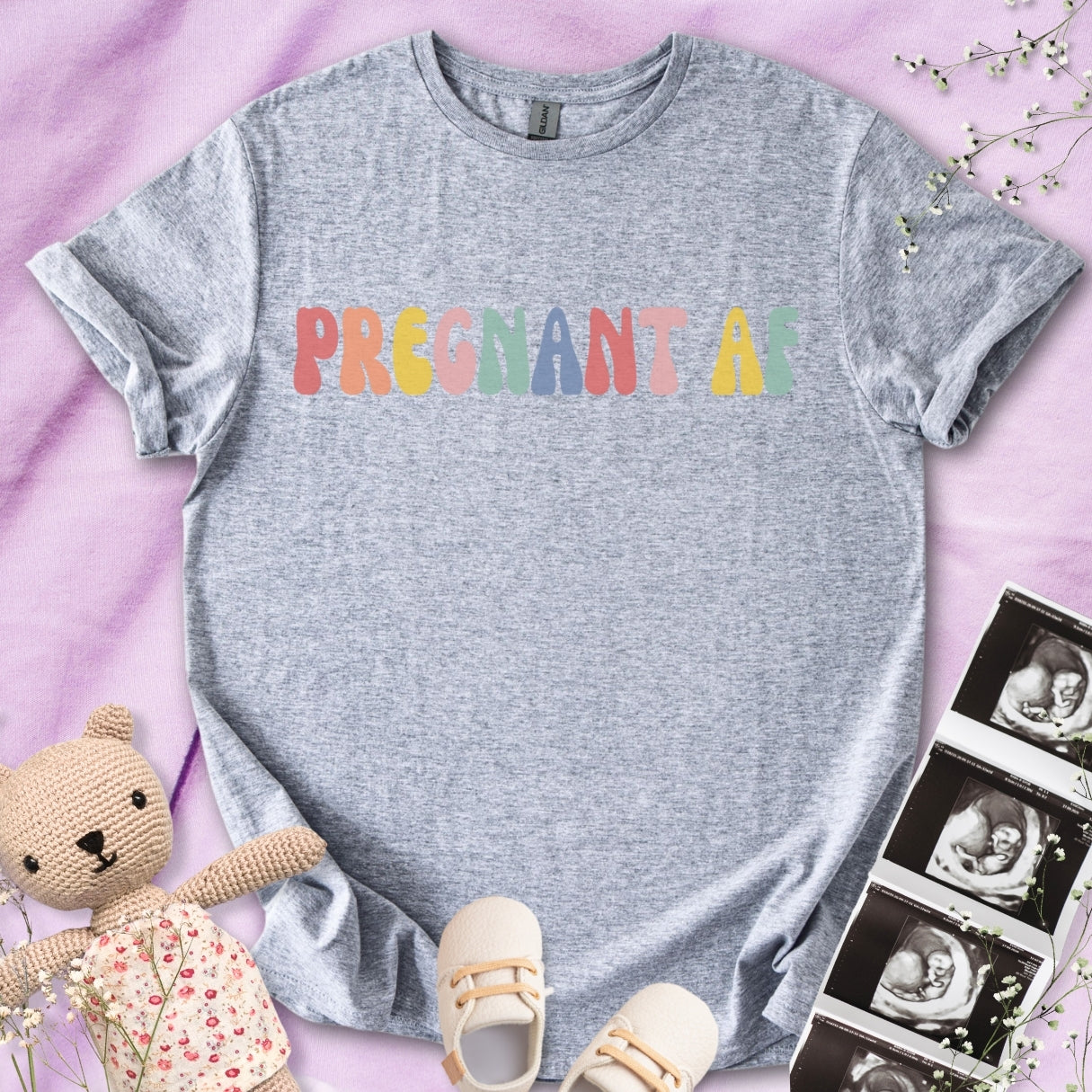 Pregnant AF Tee