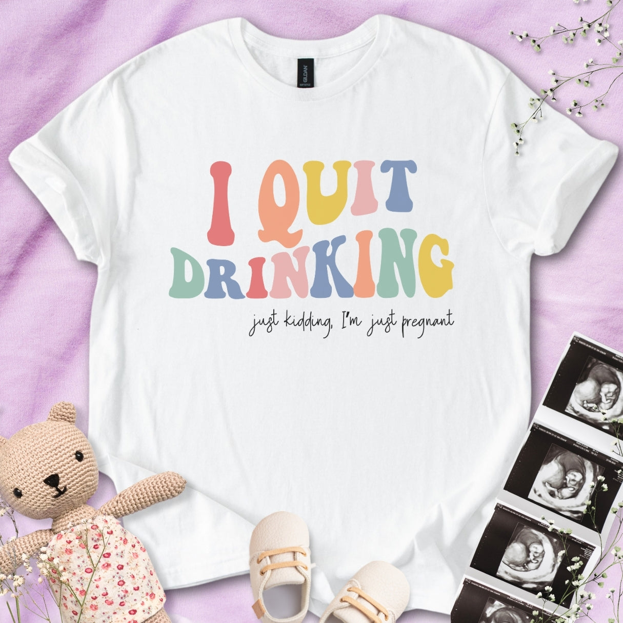 I Quit Drinking Tee