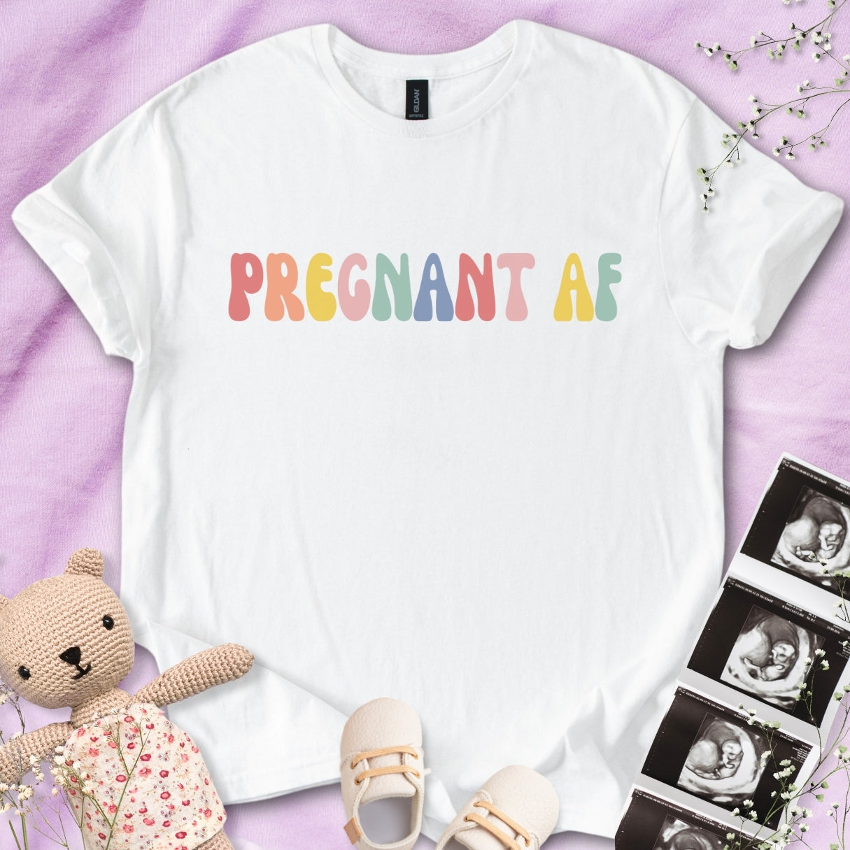 Pregnant AF Tee