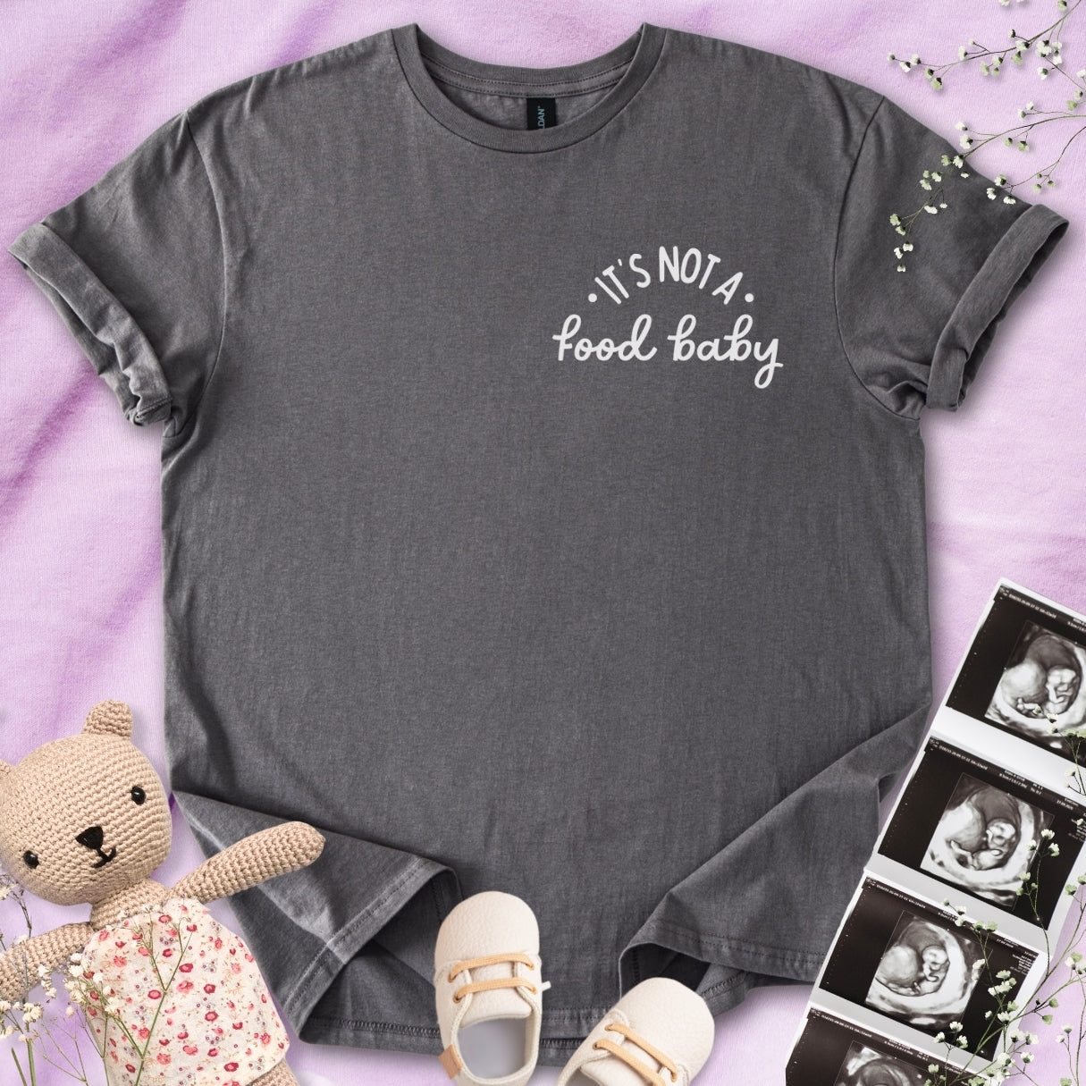 It's Not A Food Baby - Pocket Design Tee