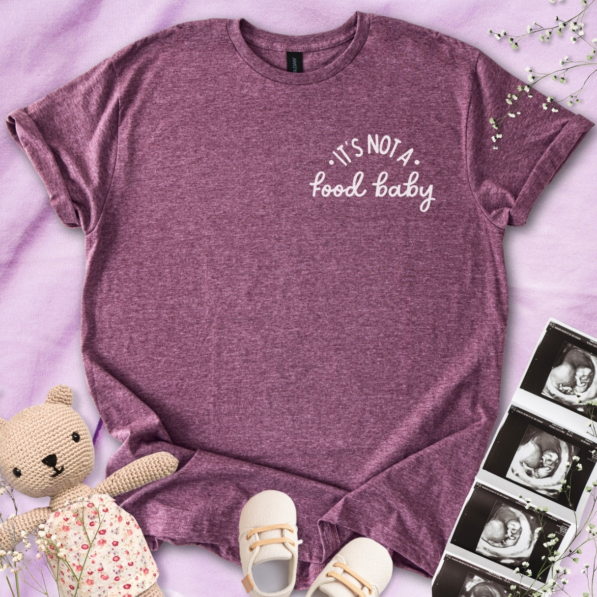 It's Not A Food Baby - Pocket Design Tee