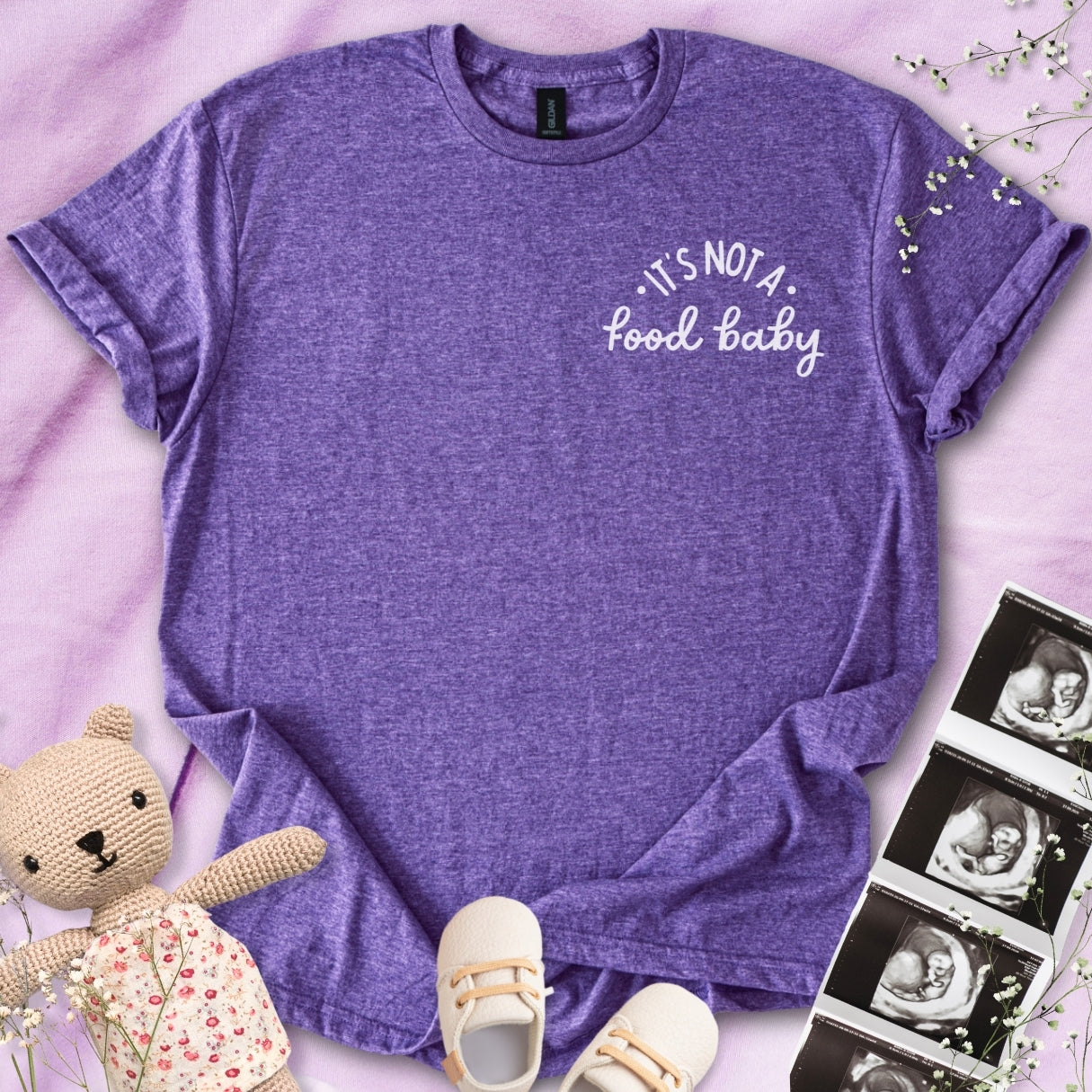 It's Not A Food Baby - Pocket Design Tee