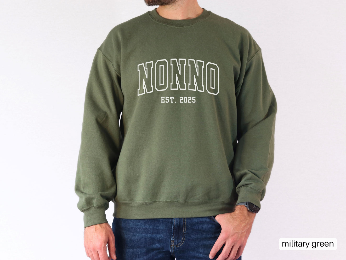 Varsity Male - NONNO est 2025 - Gildan 18000