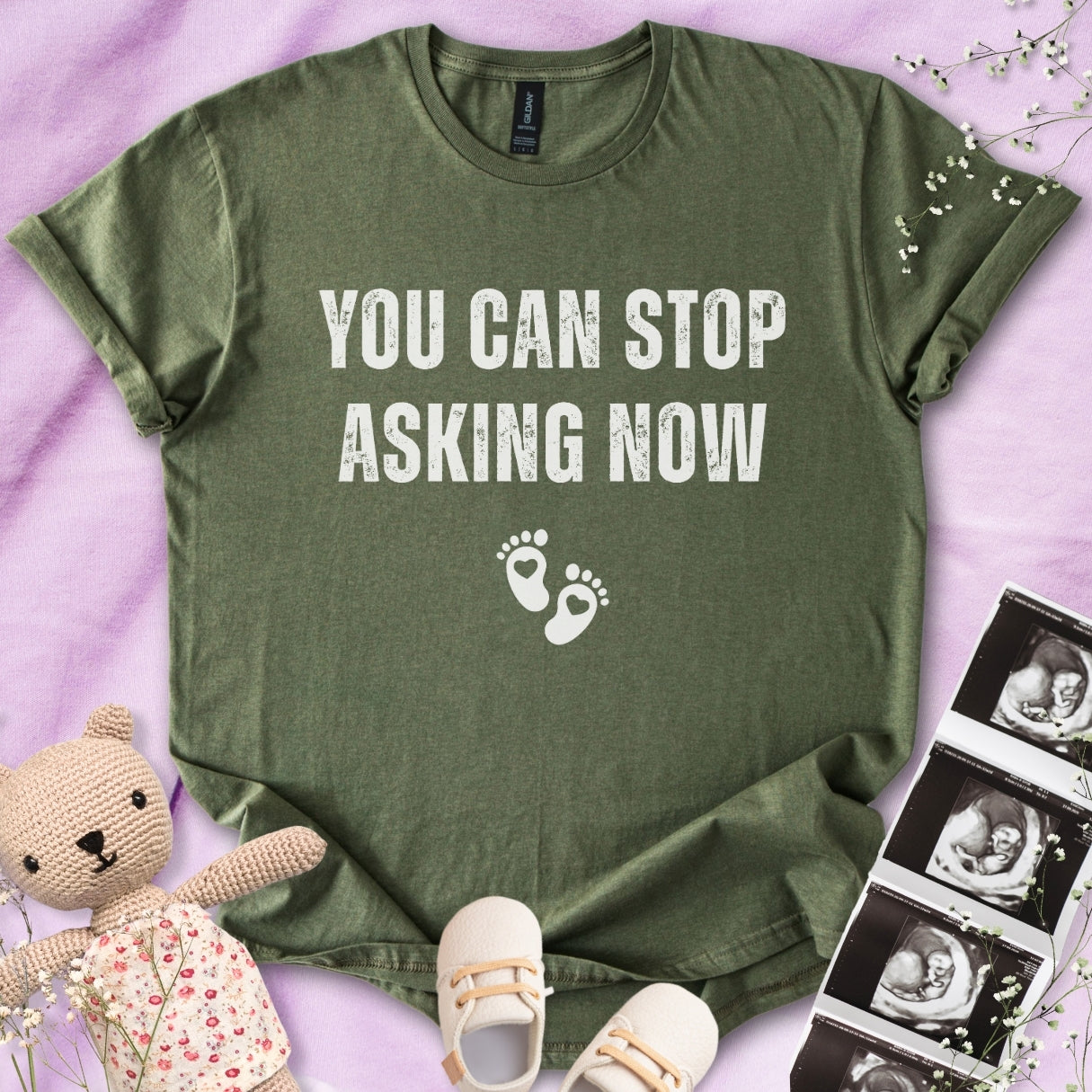 You Can Stop Asking Now Tee
