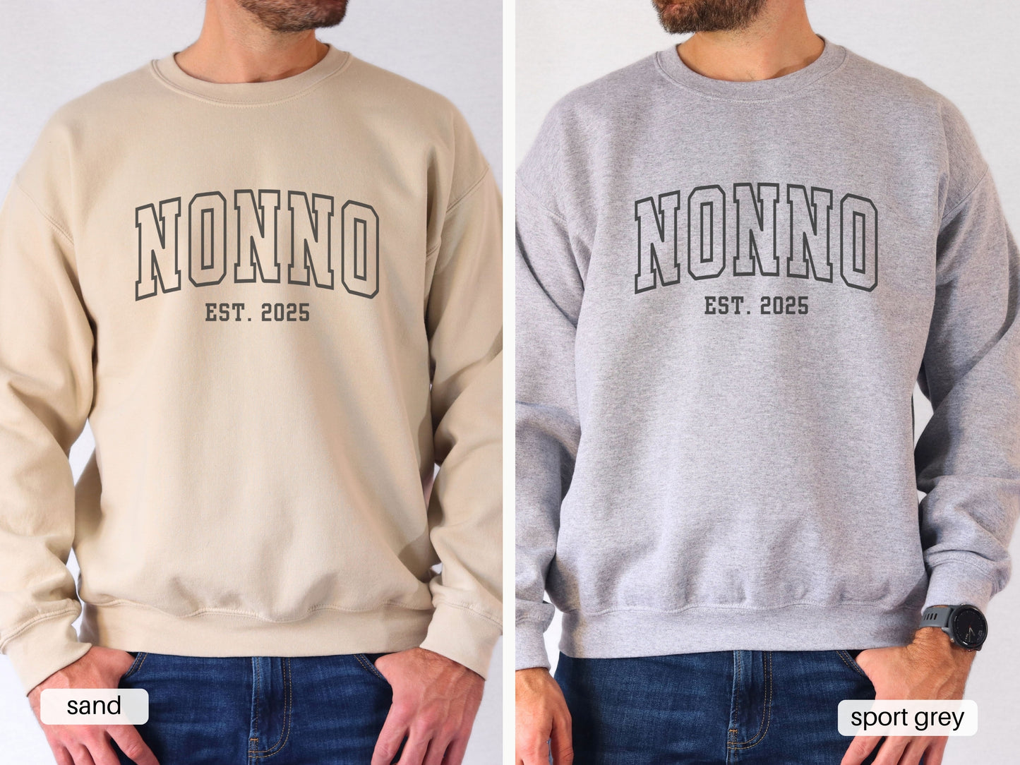 Varsity Male - NONNO est 2025 - Gildan 18000