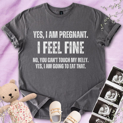 Yes, I am Pregnant Funny Shirt