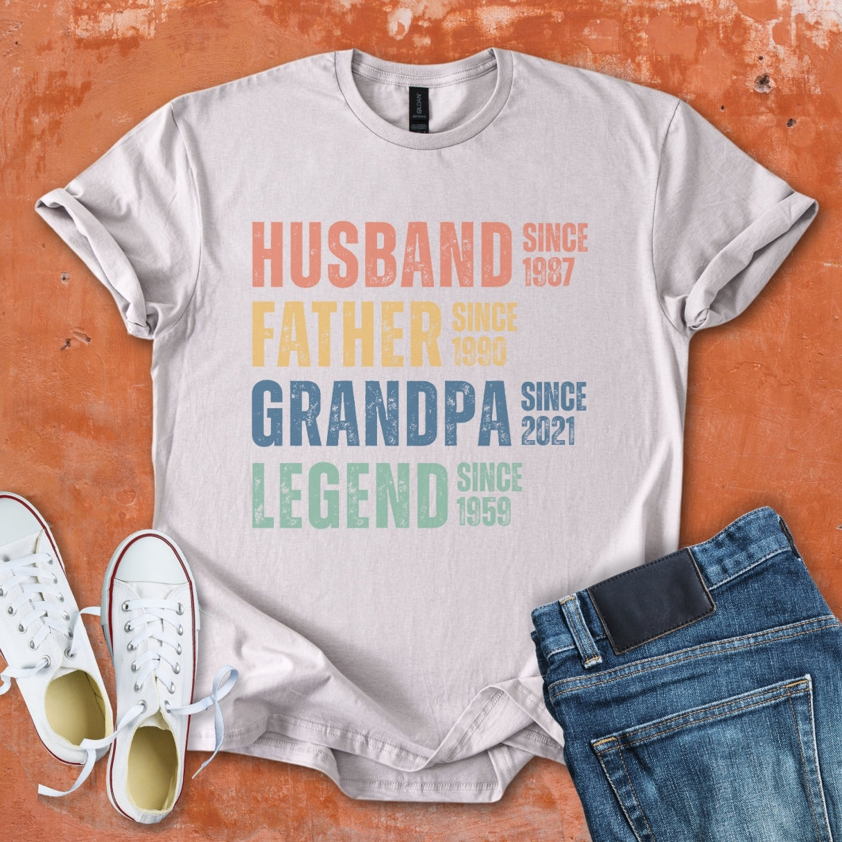 Husband Father Grandpa Legend Tee