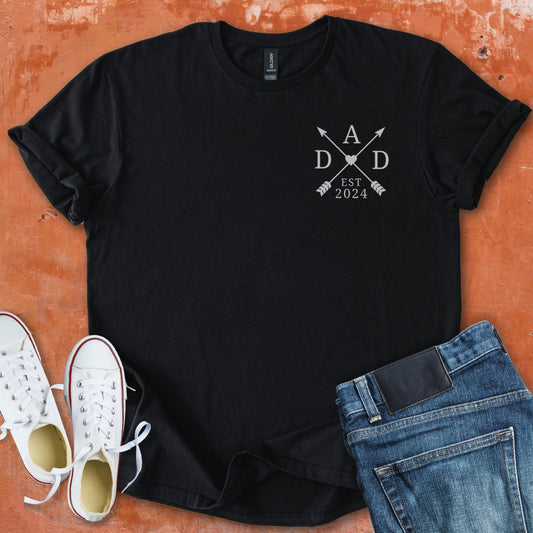 DAD - Pocket Arrow with Heart Tee