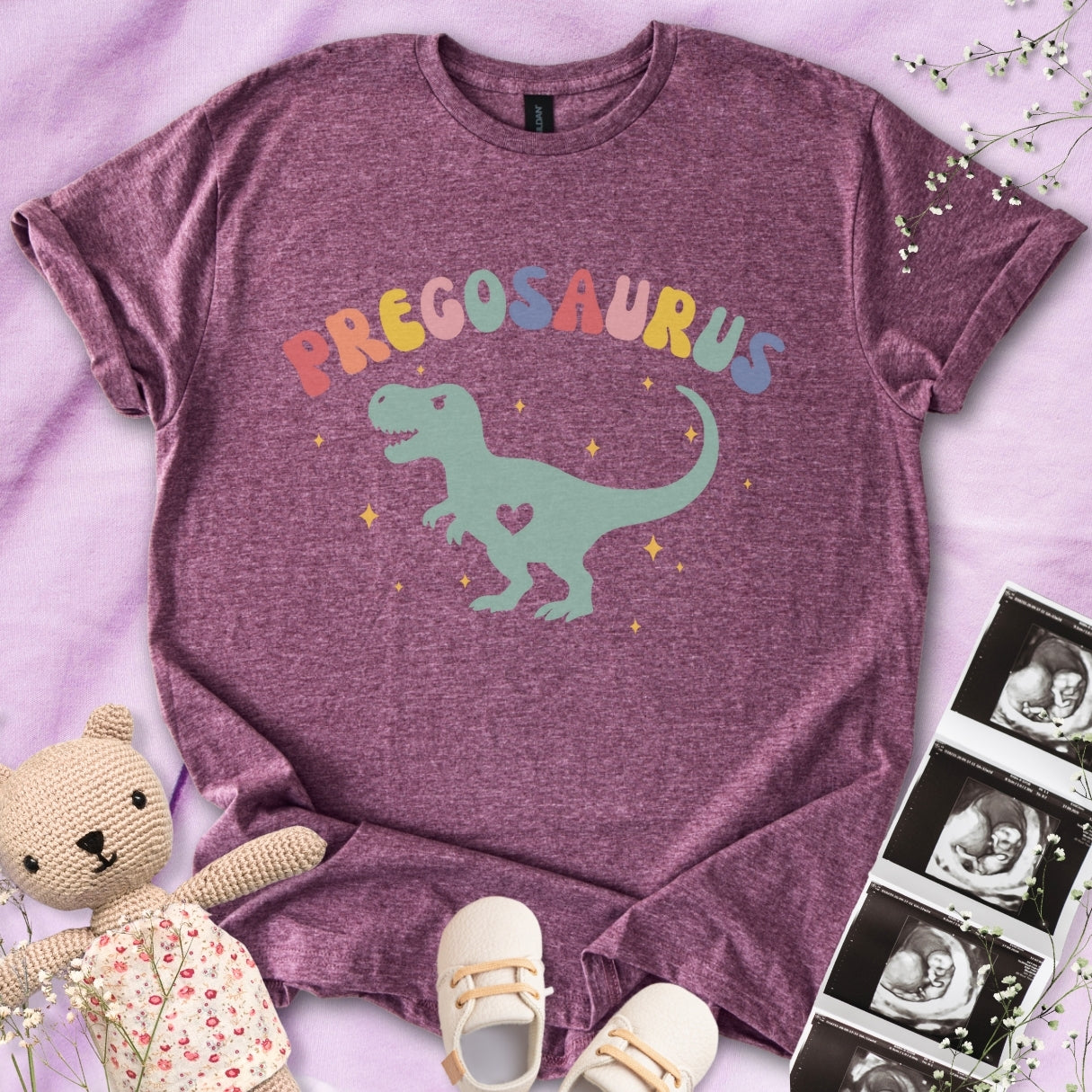 Pregosaurus Colorful Tee