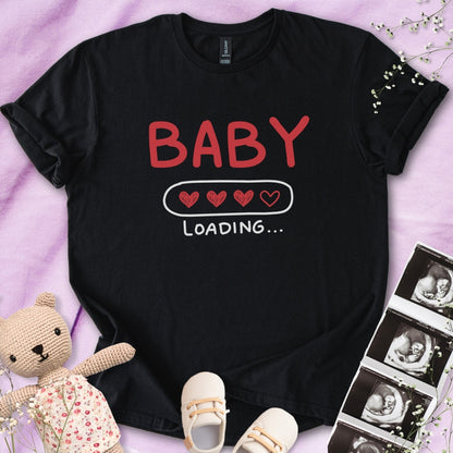 Baby Loading With Hearts Tee