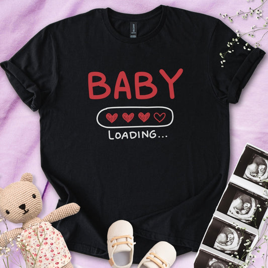 Baby Loading With Hearts Tee