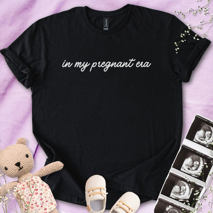 In My Pregnant Era Minimalistic Tee