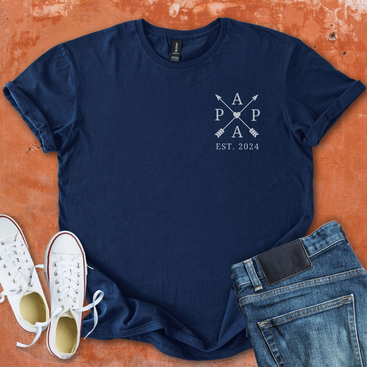 PAPA - Pocket Arrow with Heart Tee