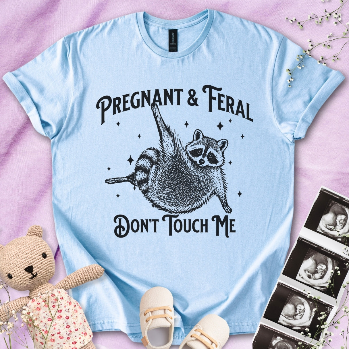 Feral & Pregnant - Don't Touch Me Tee