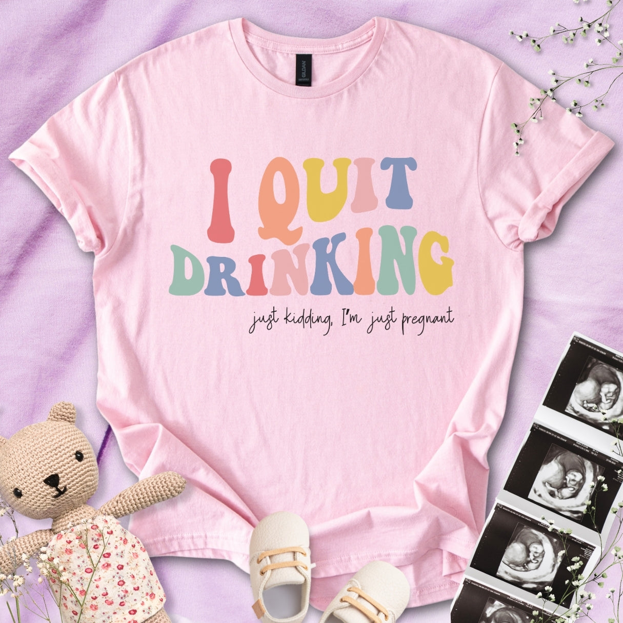 I Quit Drinking Tee
