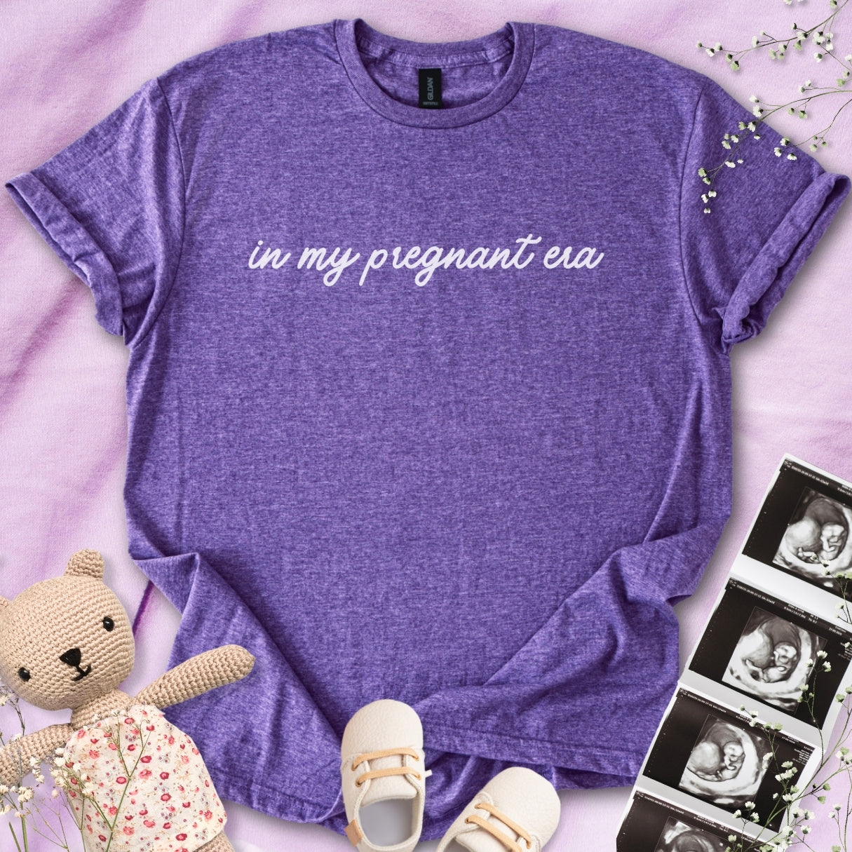 In My Pregnant Era Minimalistic Tee