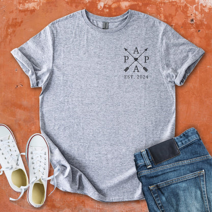 PAPA - Pocket Arrow with Heart Tee