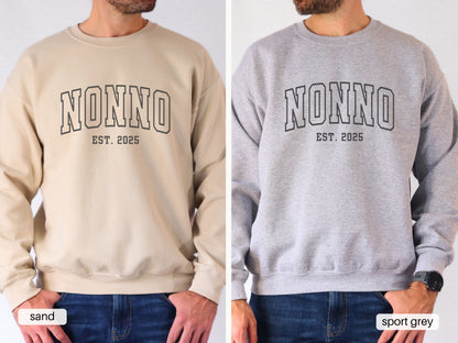 Varsity Male - NONNO est 2025 - Gildan 18000